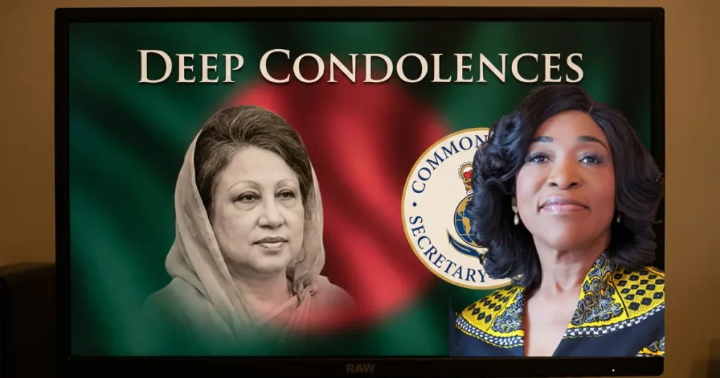 খালেদা জিয়ার মৃত্যুতে কমনওয়েলথ মহাসচিবের শোকবার্তা