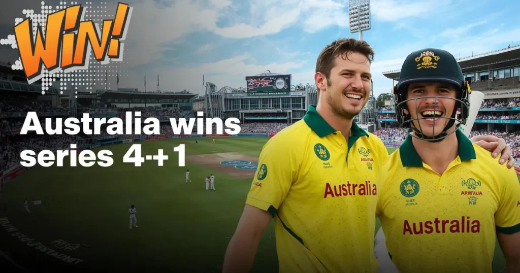 অস্ট্রেলিয়ার মধুর সমাপ্তি: সিডনিতে অ্যাশেজ জয়